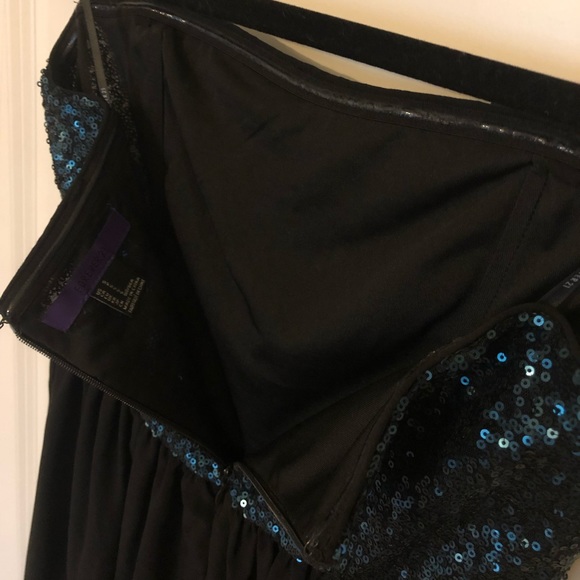 Sequined strapless high low - Picture 7 of 8